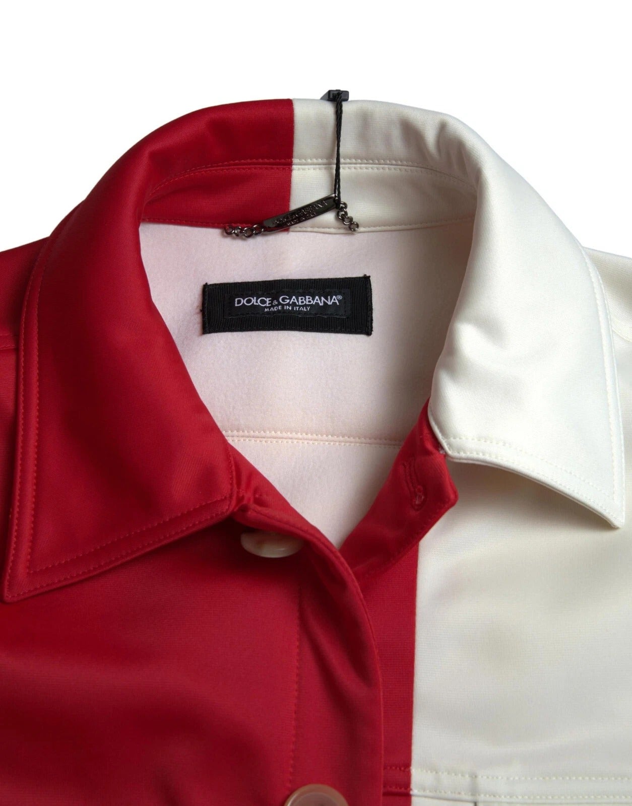 Dolce & Gabbana Multicolor Polyester Collar Short Jacket | Regal Royce