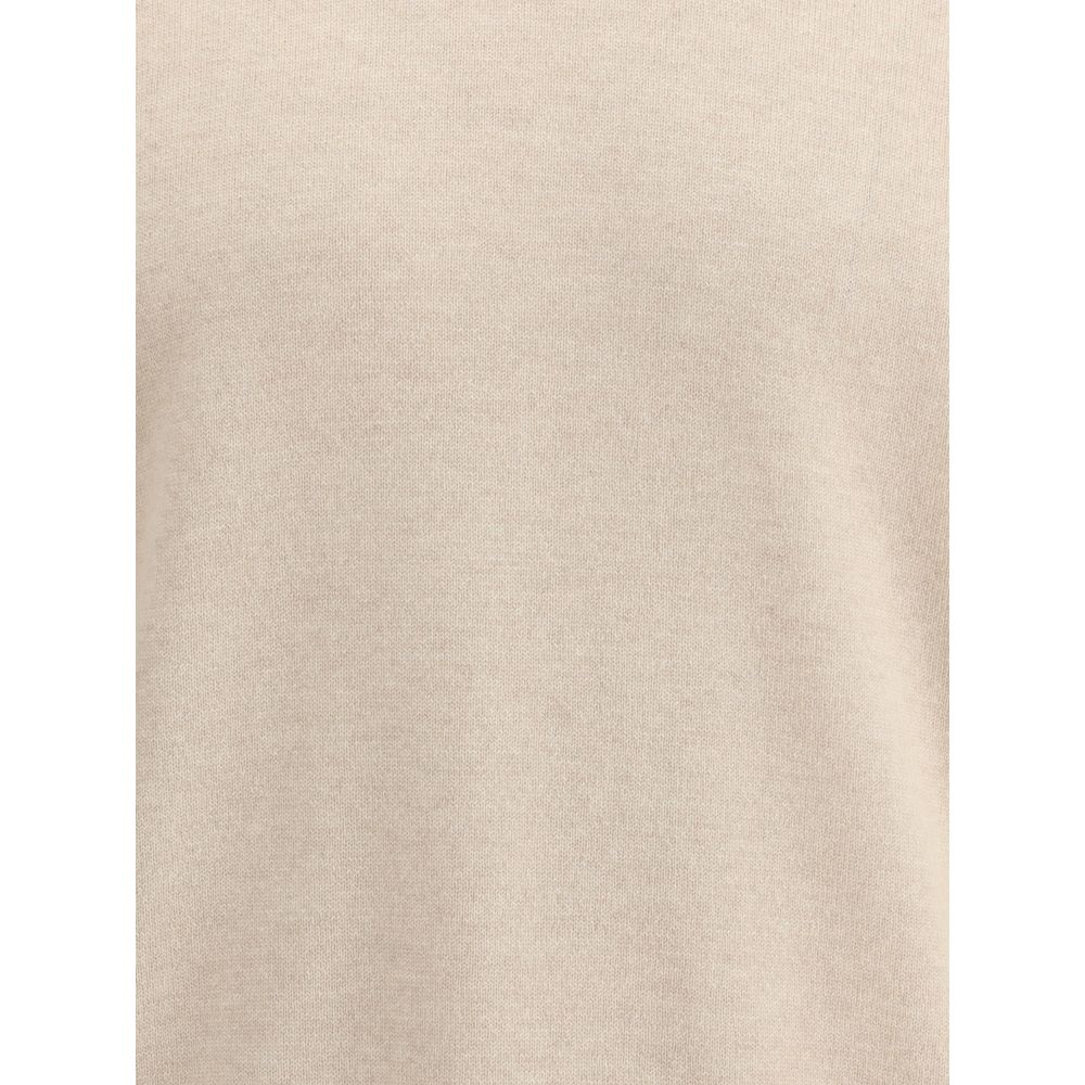 Brunello Cucinelli Beige Cashmere Sweater | Regal Royce