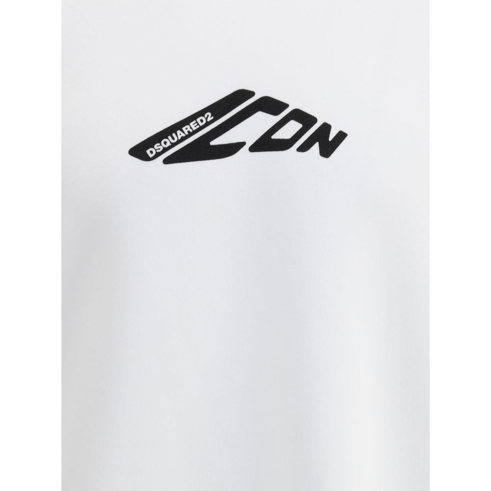 Dsquared² White Cotton Sweatshirt | Regal Royce