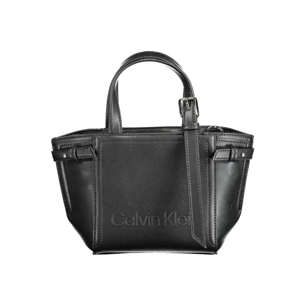 Calvin Klein Black Polyester Women Handbag | Regal Royce