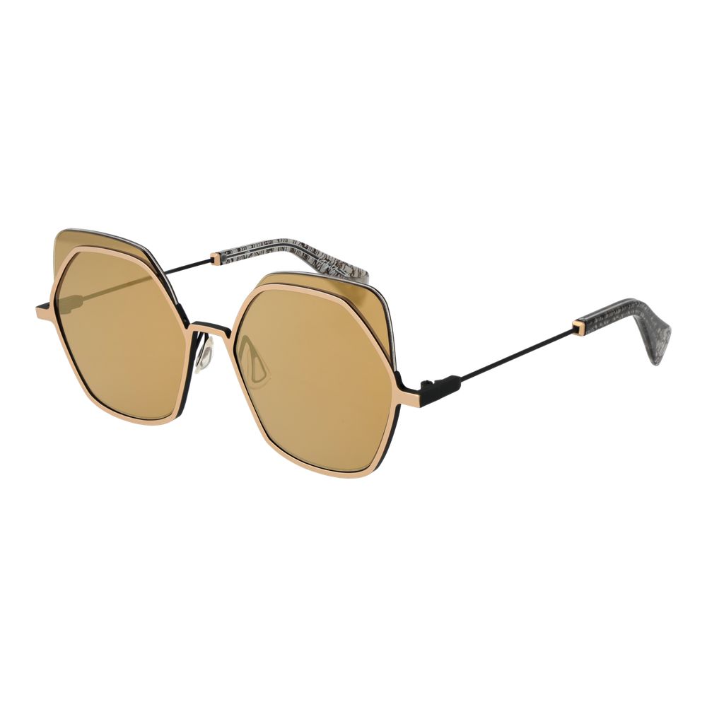 Yohji Yamamoto Gold Stainless Steel Sunglasses | Regal Royce