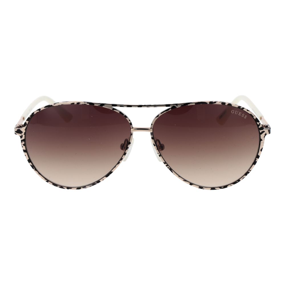 Guess Cream Metal Sunglasses | Regal Royce