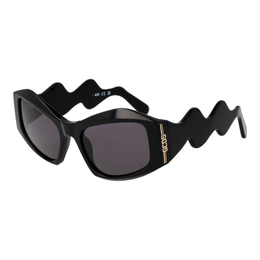 GCDS Black Acetate Sunglasses | Regal Royce