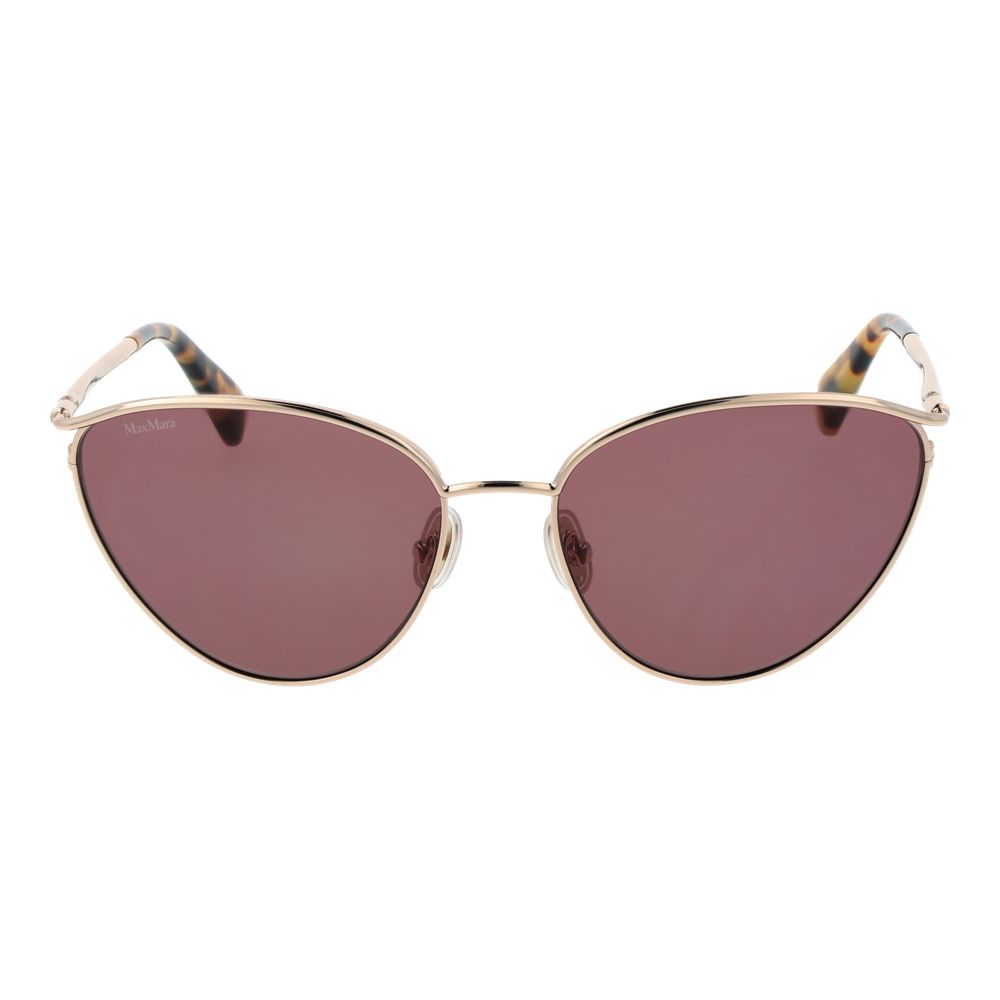 Max Mara Gold Metal Sunglasses | Regal Royce