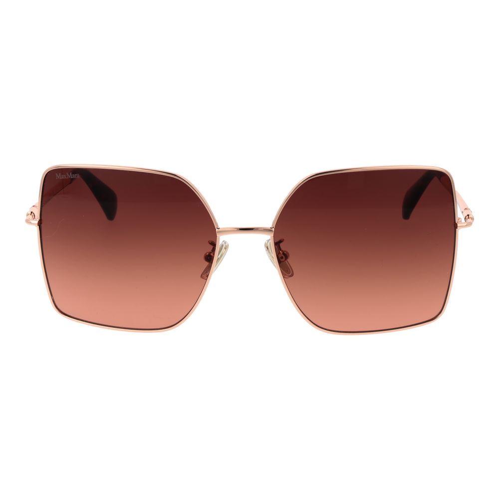 Max Mara Rose Gold Metal Sunglasses | Regal Royce