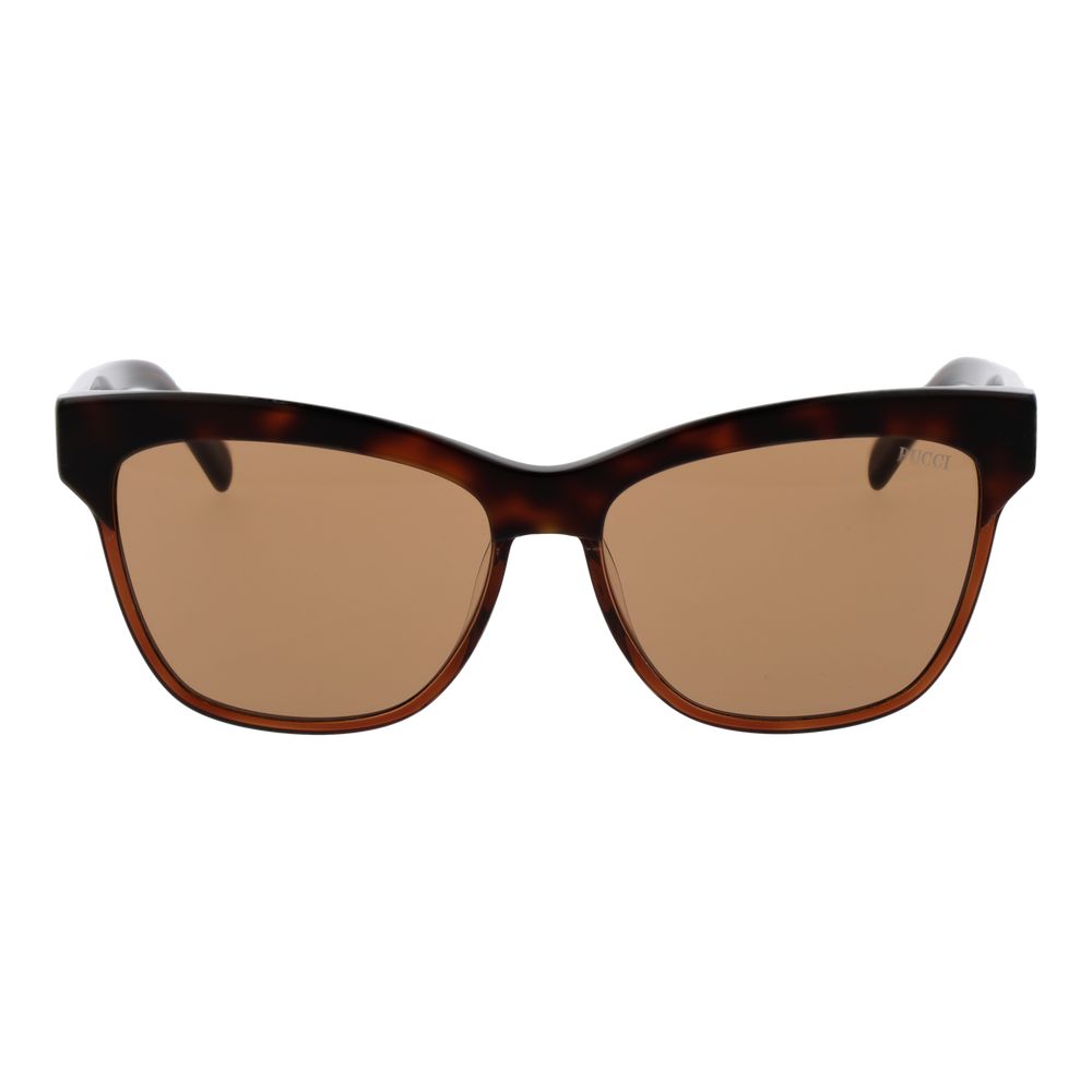 Emilio Pucci Brown Acetate Sunglasses | Regal Royce