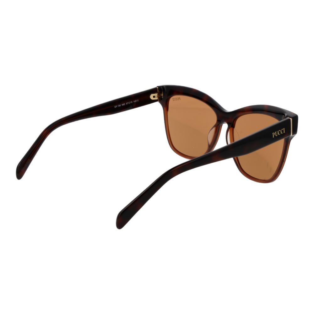 Emilio Pucci Brown Acetate Sunglasses | Regal Royce