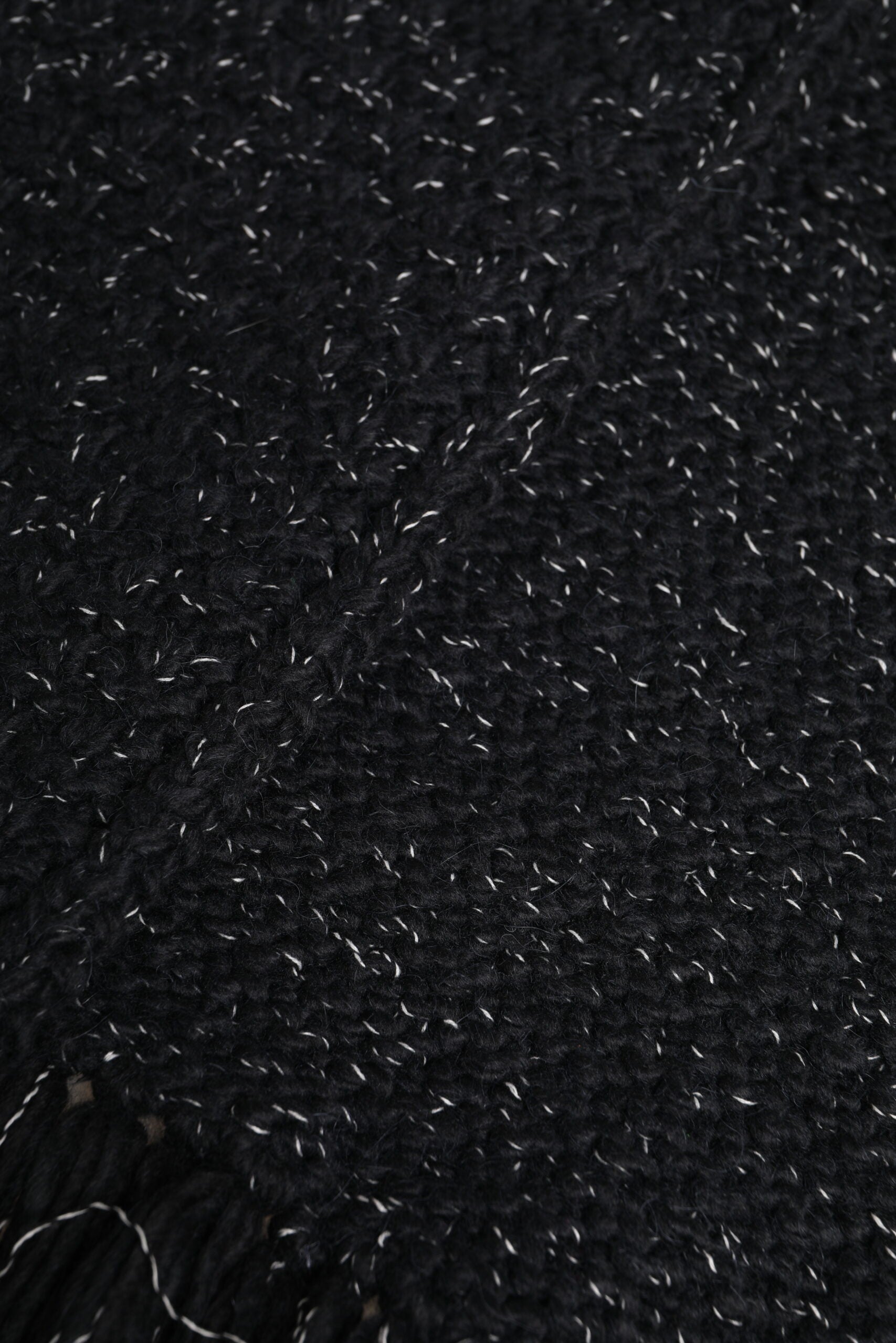 Dolce & Gabbana Black Cashmere Neck Warmer Wrap Shawl Scarf | Regal Royce