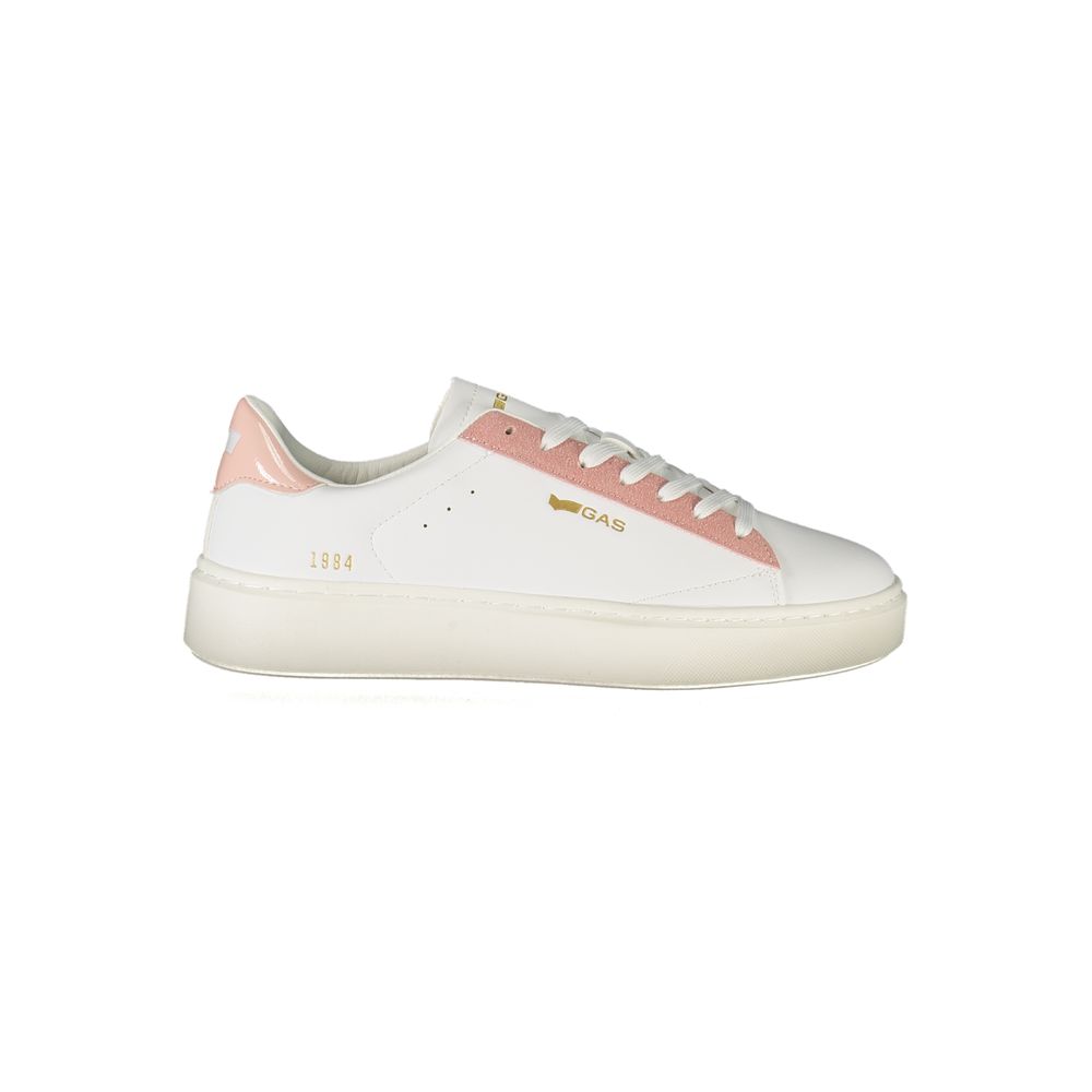 Gas Bianco Poliuretano Women Sneaker | Regal Royce