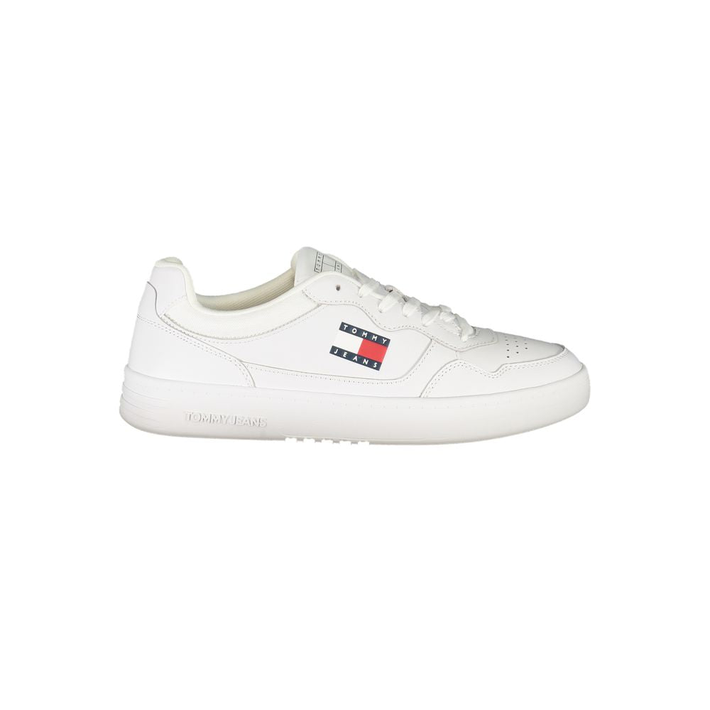 Tommy Hilfiger Bianco Polyurethane Men's Sneaker | Regal Royce