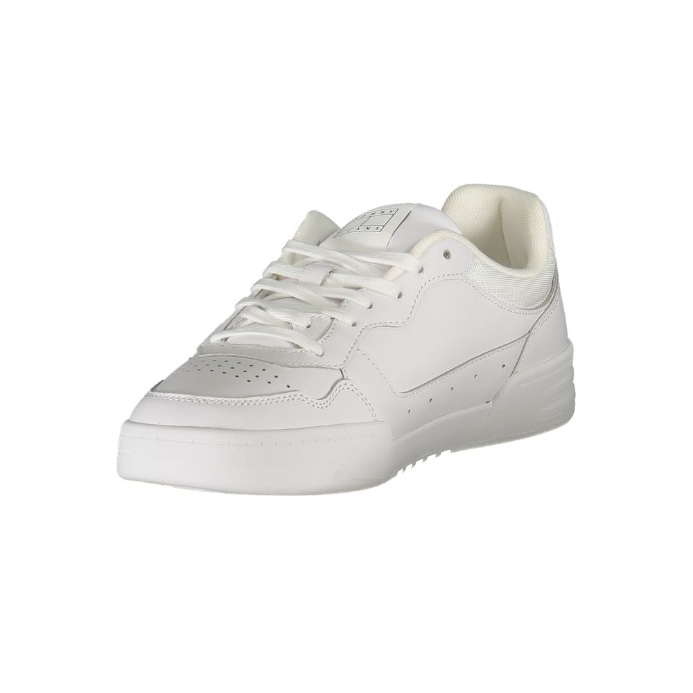 Tommy Hilfiger Bianco Polyurethane Men's Sneaker | Regal Royce