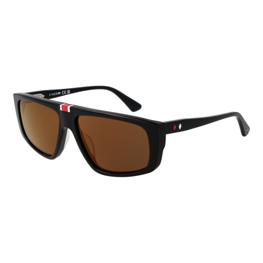 Web Black Acetate Sunglasses | Regal Royce