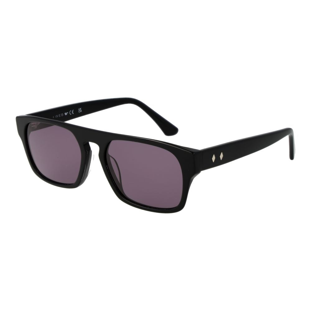 Web Black Acetate Sunglasses | Regal Royce