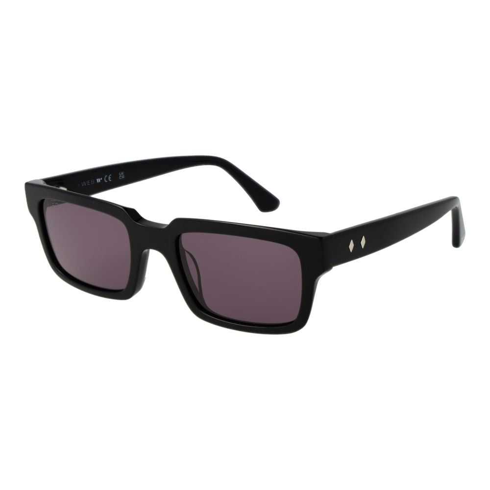 Web Black Acetate Sunglasses | Regal Royce