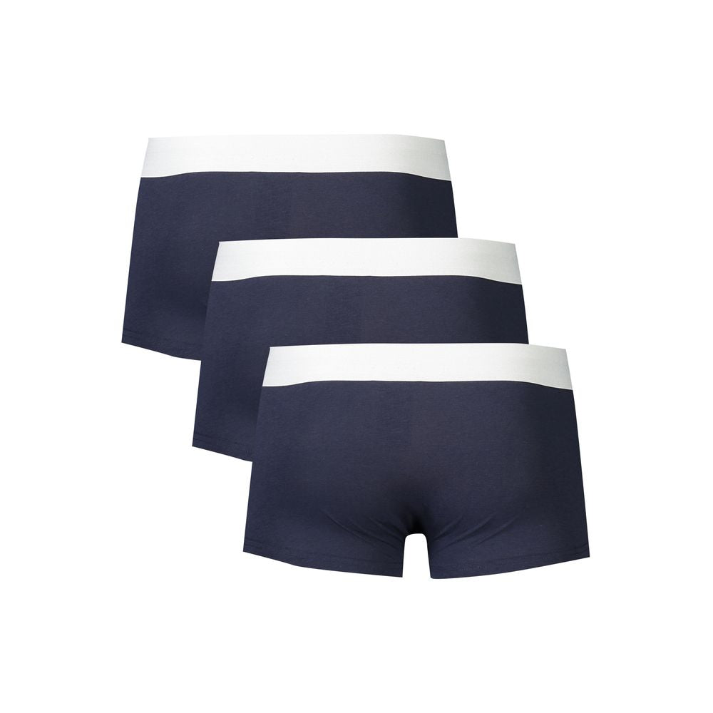 Bikkembergs Blue Polyester Men's Boxer | Regal Royce
