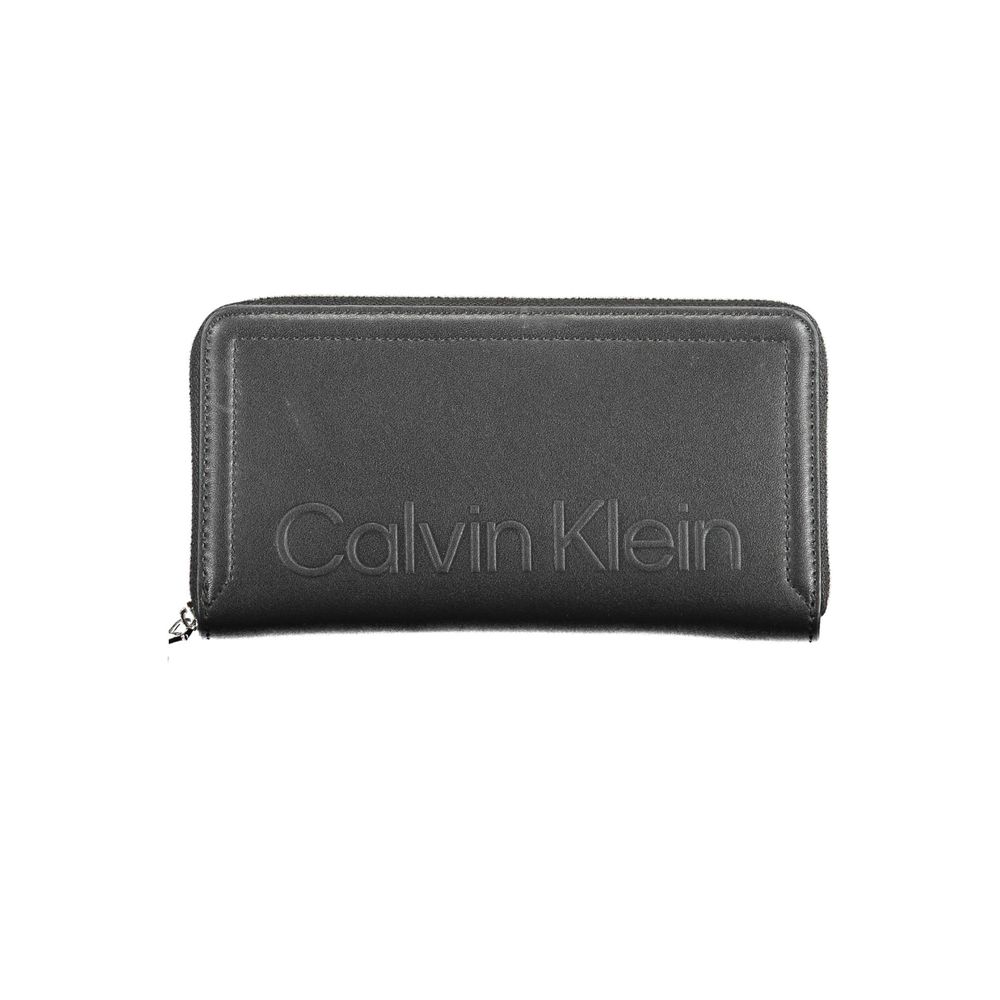 Calvin Klein Black Polyurethane Women Wallet | Regal Royce