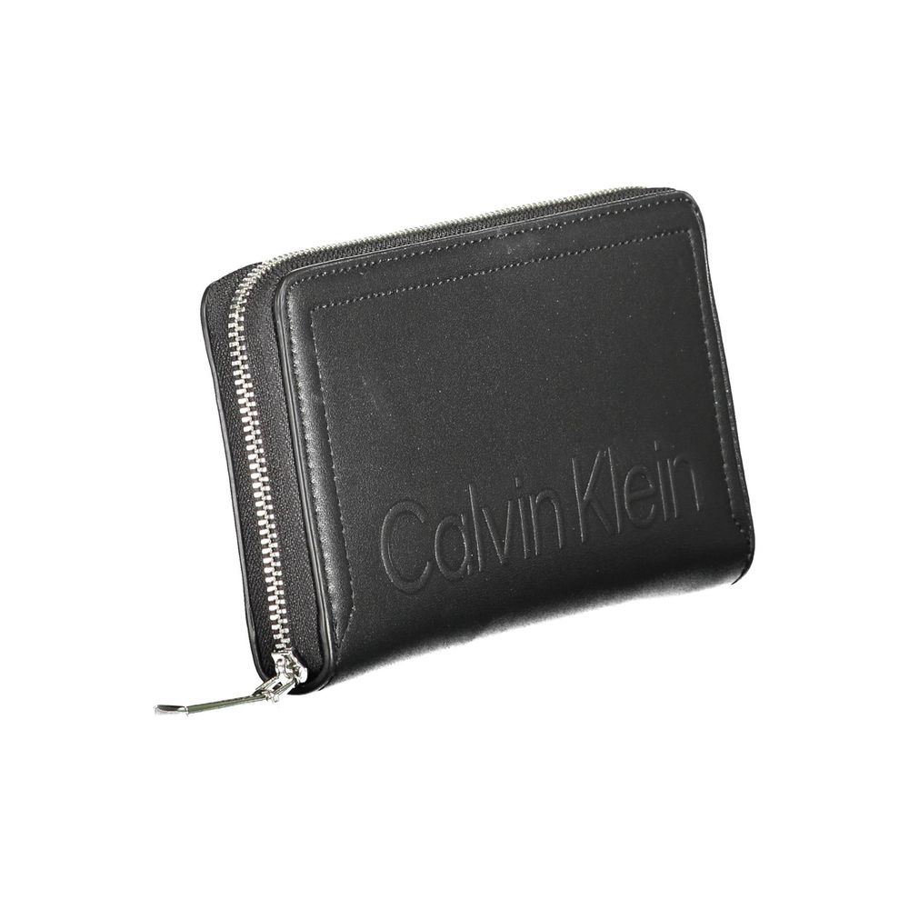 Calvin Klein Black Polyurethane Women Wallet | Regal Royce