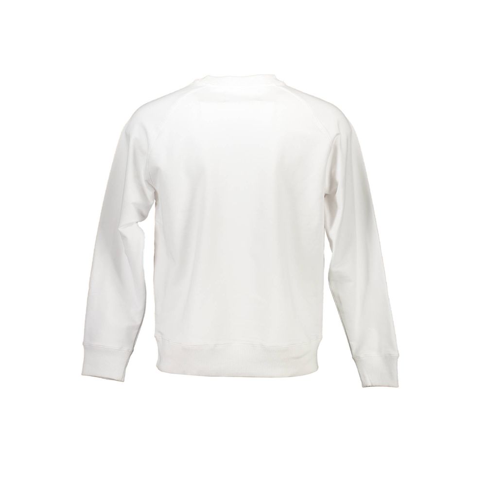 Calvin Klein White Cotton Men Sweatshirt | Regal Royce