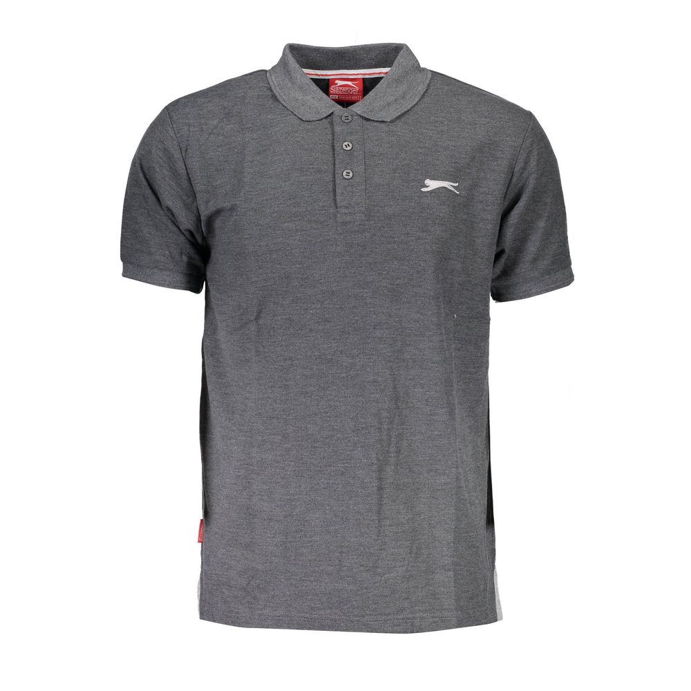 Slazenger Grigio Polyester Men Polo | Regal Royce
