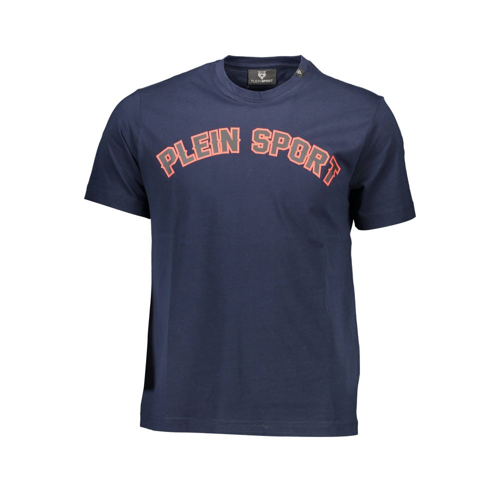 Plein Sport Blue Cotton Men's T-Shirt | Regal Royce
