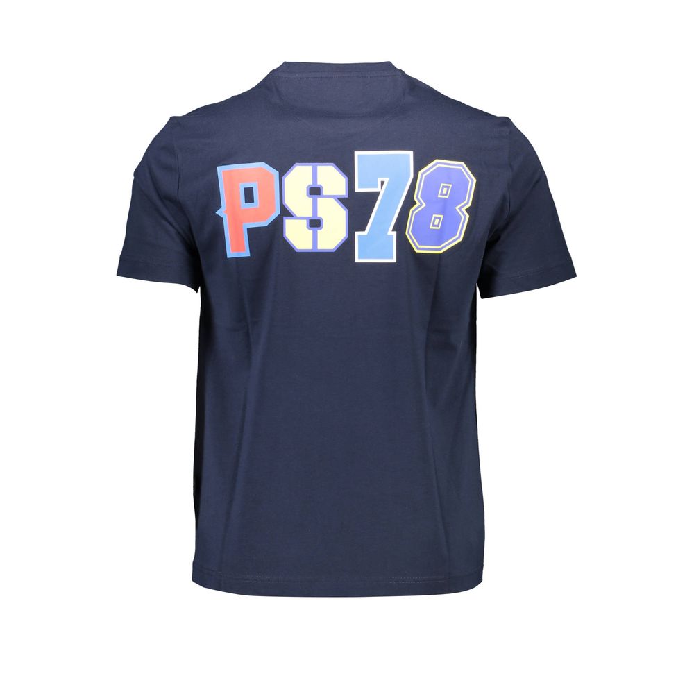 Plein Sport Blue Cotton Men's T-Shirt | Regal Royce