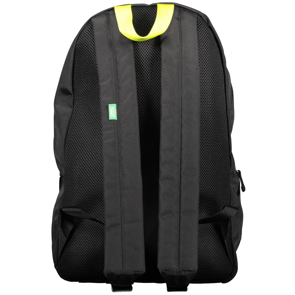 Tommy Hilfiger Black Recycled Polyester Men Backpack | Regal Royce