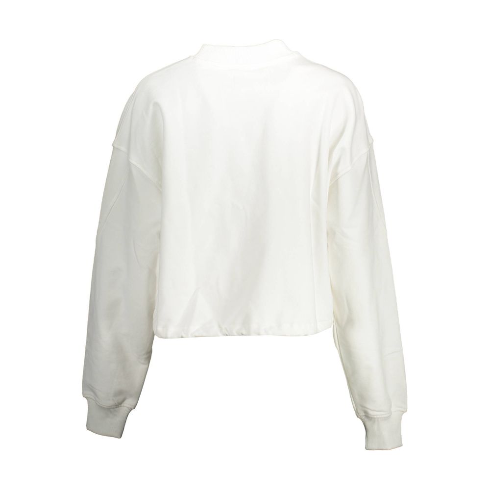 Calvin Klein Bianco Cotton Woman Sweatshirt | Regal Royce