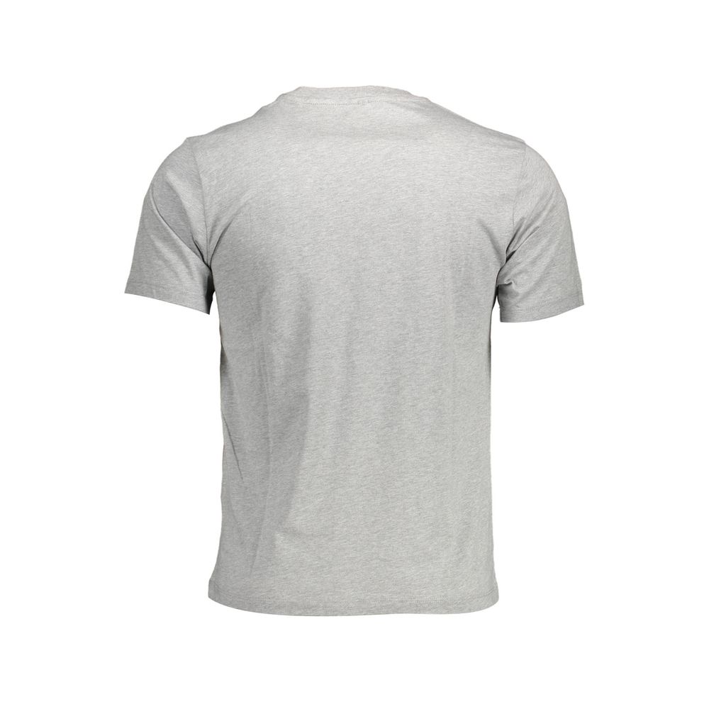 North Sails Gray Cotton Men T-Shirt | Regal Royce