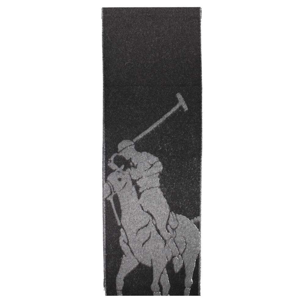 Ralph Lauren Nero Lana Uomo Scarf | Regal Royce