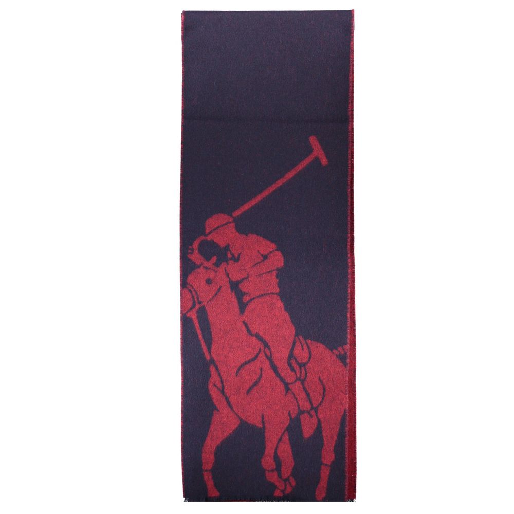 Ralph Lauren Blue Wool Men Scarf | Regal Royce