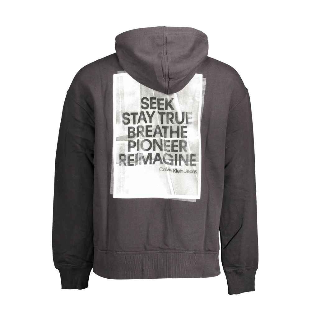 Calvin Klein Black Cotton Men's Hoodie | Regal Royce