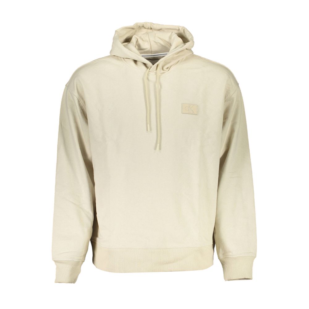 Calvin Klein Beige Cotton Mens Sweatshirt | Regal Royce