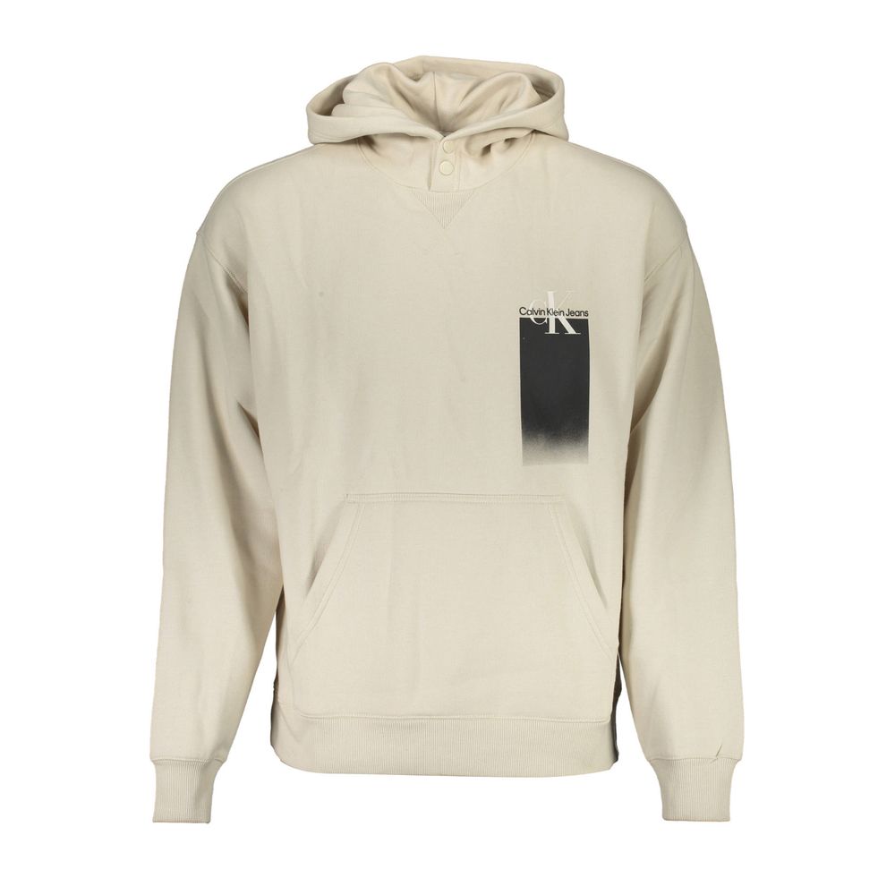 Calvin Klein Beige Cotton Men's Sweatshirt | Regal Royce