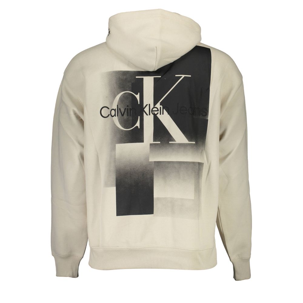 Calvin Klein Beige Cotton Men's Sweatshirt | Regal Royce