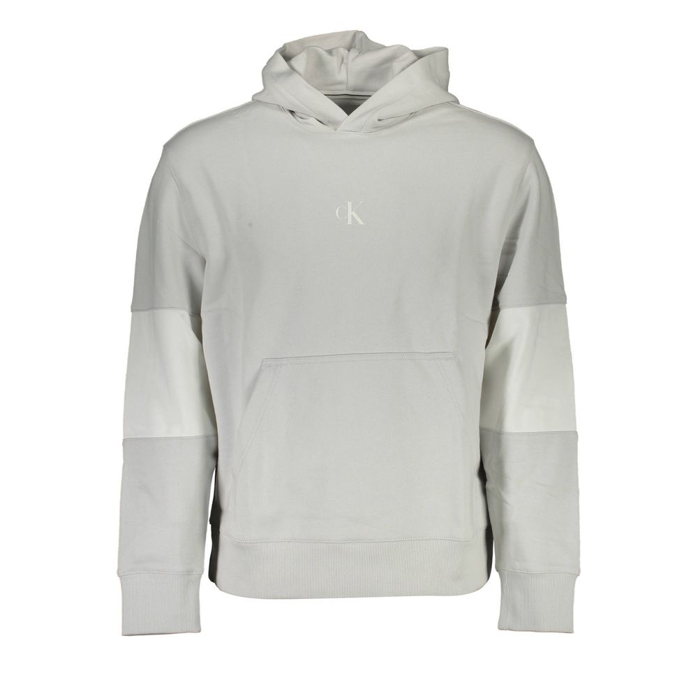 Calvin Klein Gray Cotton Men Sweatshirt | Regal Royce