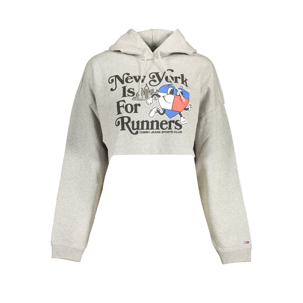 Tommy Hilfiger Grigio Cotton Women Sweatshirt | Regal Royce