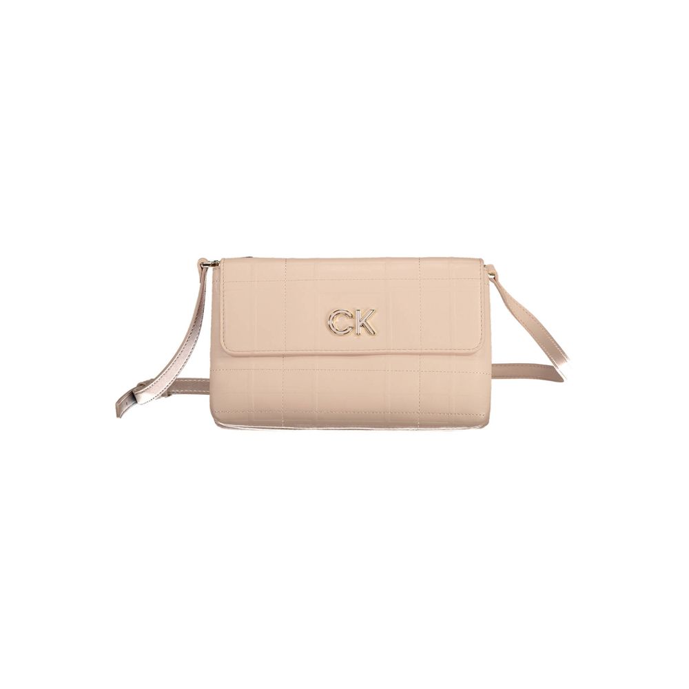 Calvin Klein Rosa Polyurethane Women Handbag | Regal Royce