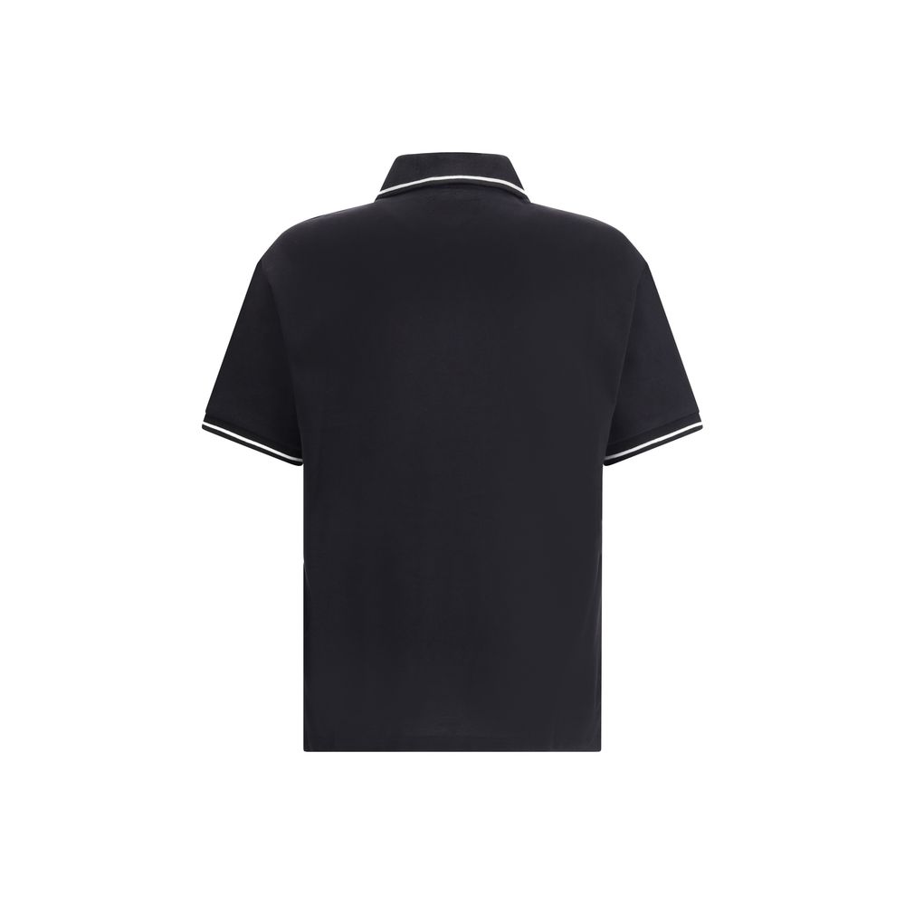 Amiri Black Cotton Polo T-Shirt | Regal Royce