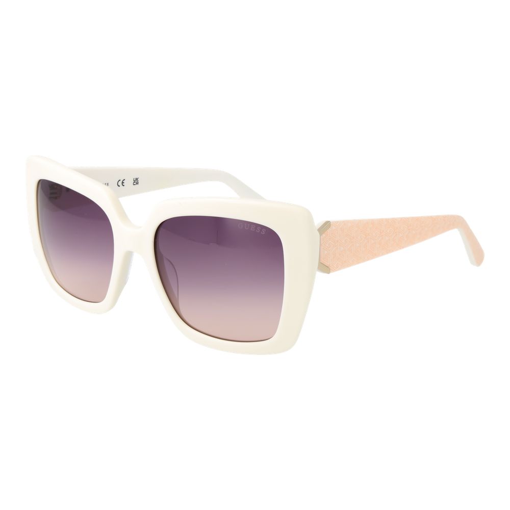 Guess White Acetate Sunglasses | Regal Royce