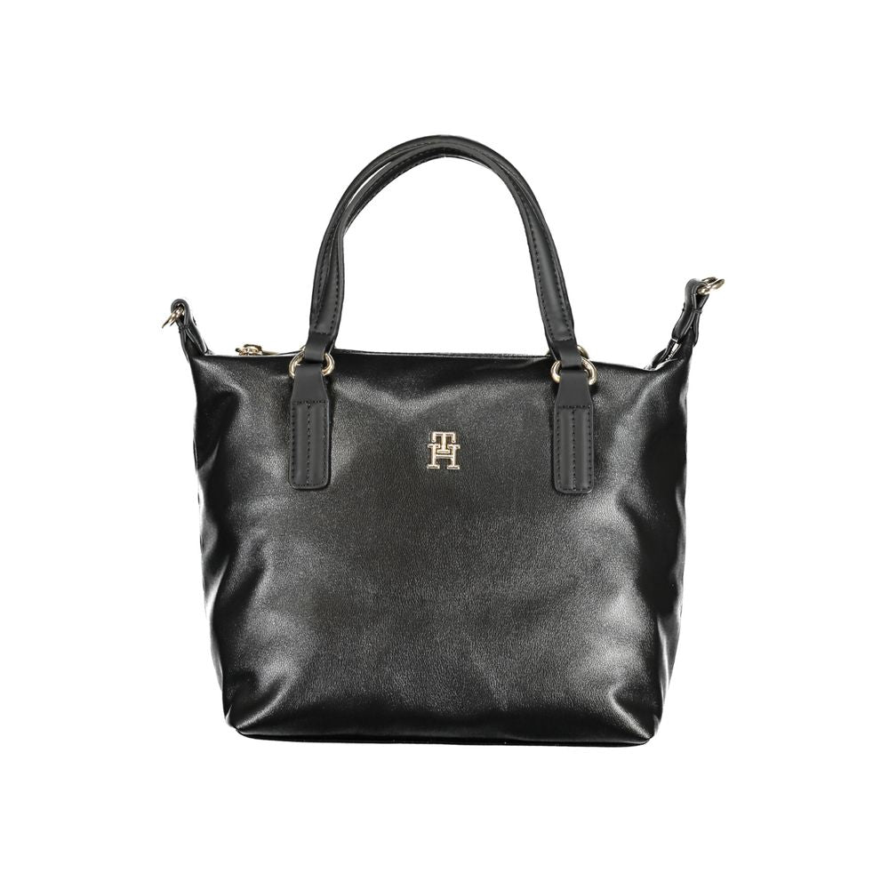 Tommy Hilfiger Nero Poliestere Woman Handbag | Regal Royce