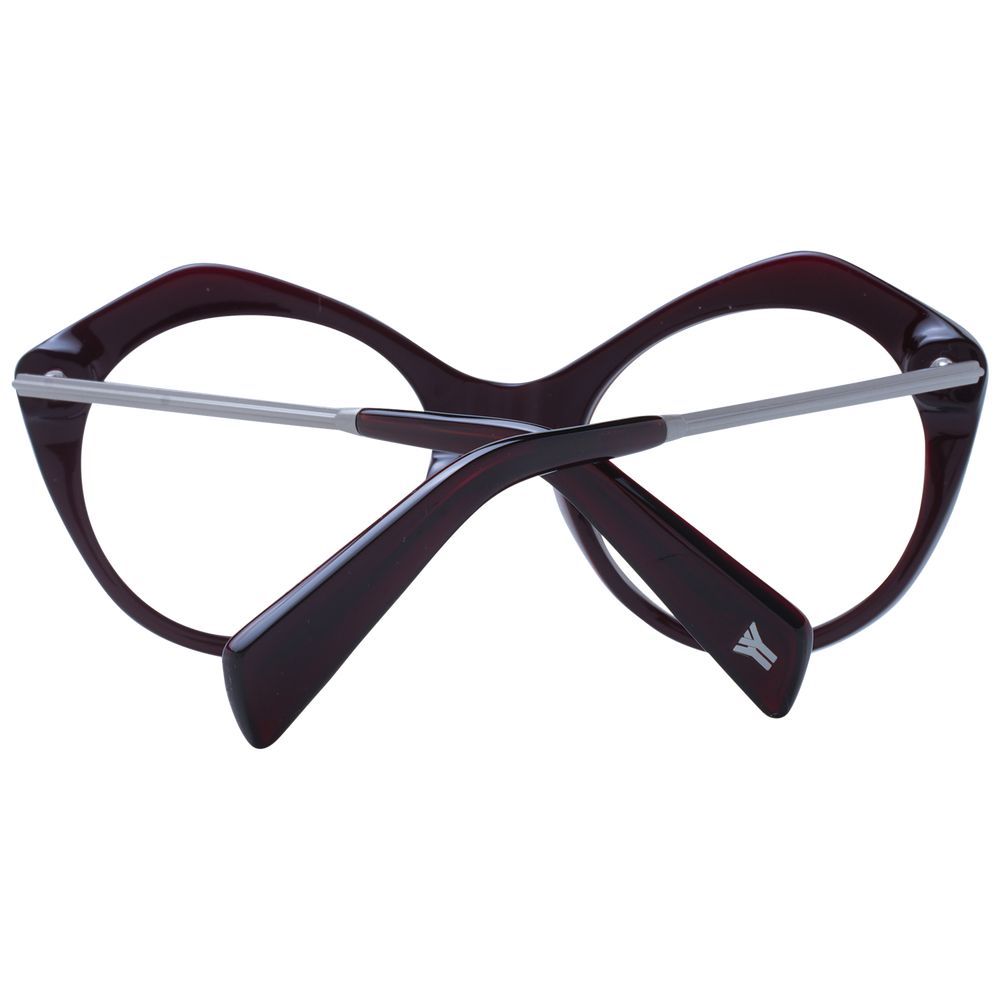 Yohji Yamamoto Burgundy Acetate Glasses (Frames) | Regal Royce