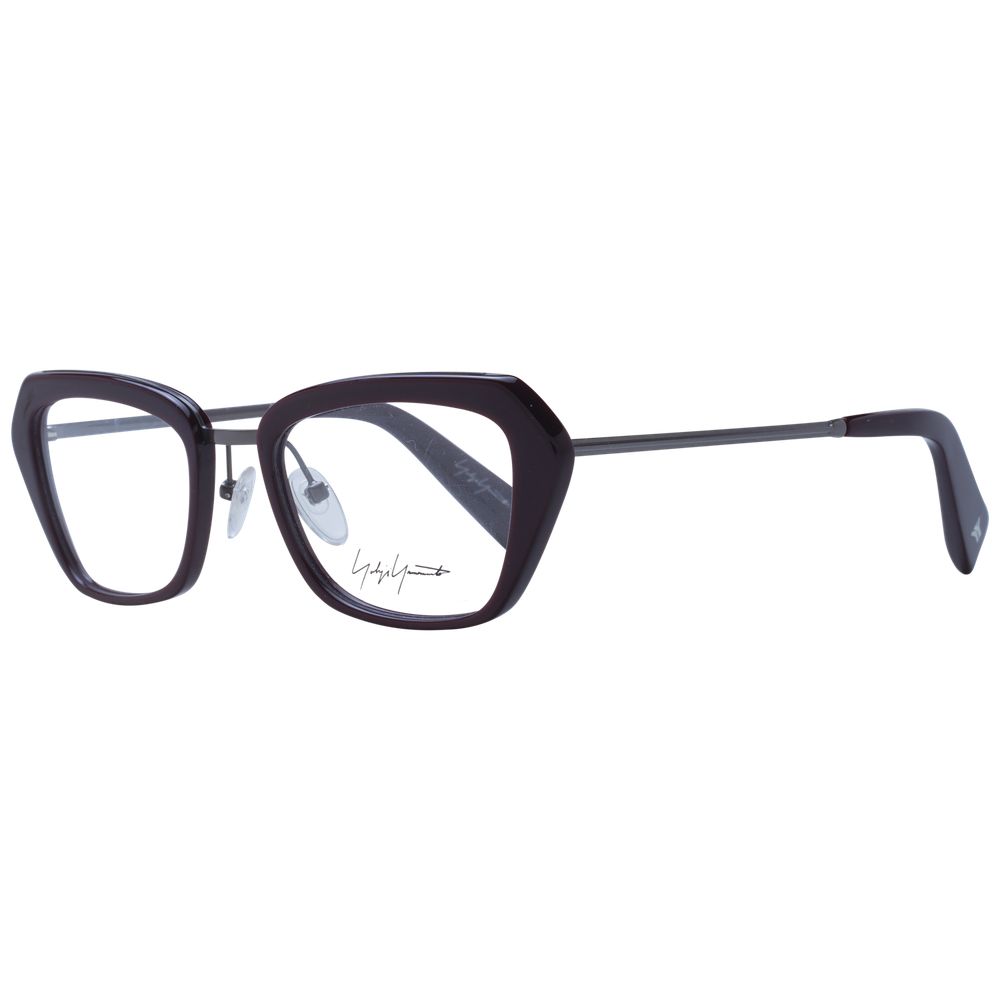 Yohji Yamamoto Burgundy Metal & Plastic Glasses (Frames) | Regal Royce