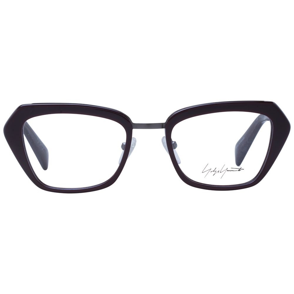 Yohji Yamamoto Burgundy Metal & Plastic Glasses (Frames) | Regal Royce