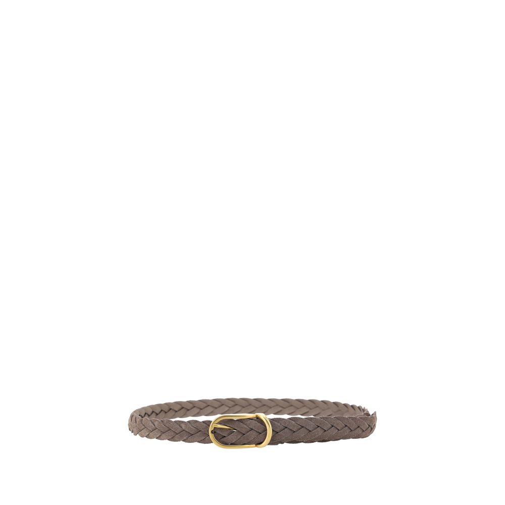 Brunello Cucinelli Brown Calf Leather Bos Taurus Belt | Regal Royce