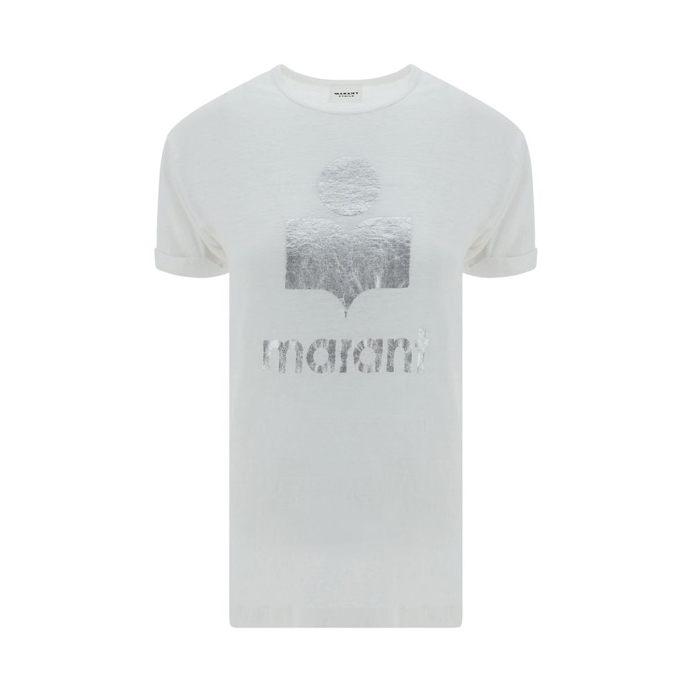 Marant Etoile White Linen T-Shirt | Regal Royce