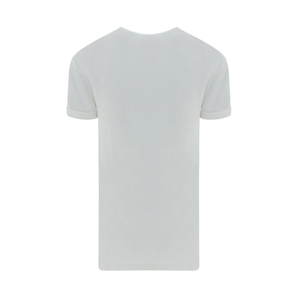 Marant Etoile White Linen T-Shirt | Regal Royce
