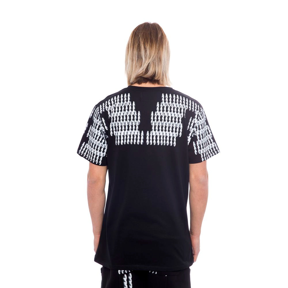 Nicolo Tonetto Black Cotton Men T-Shirt | Regal Royce