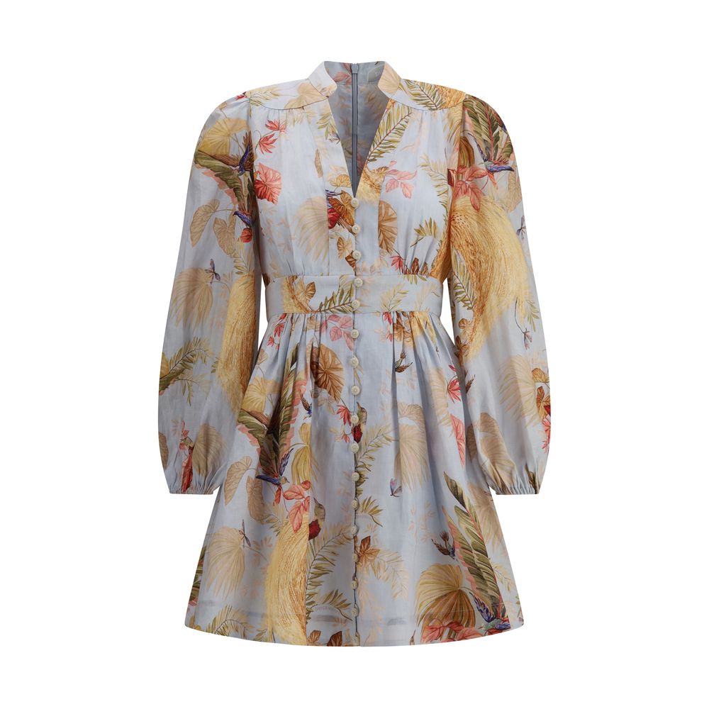 Zimmermann Multicolor Linen Casual Dress | Regal Royce