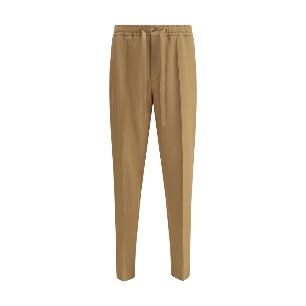 Valentino Brown Polyester Casual Pants | Regal Royce