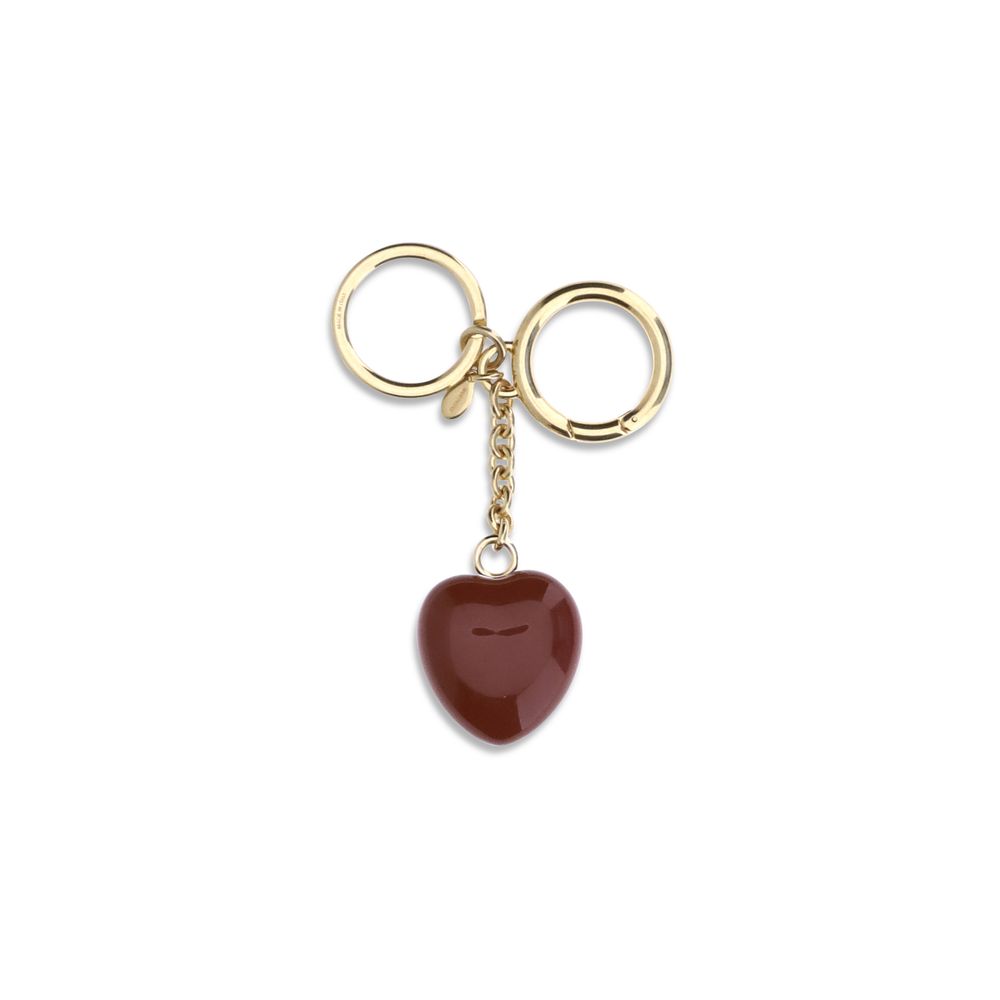 Valentino Garavani Bordeaux Metal Keychain | Regal Royce